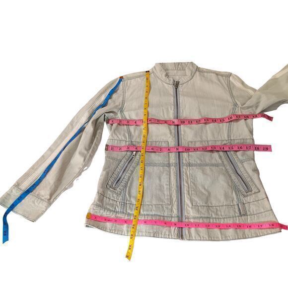 BLUE WILLI'S Retro Light Wash Jean‎ Jacket Women's Estimated Size Medium - Picture 6 of 7